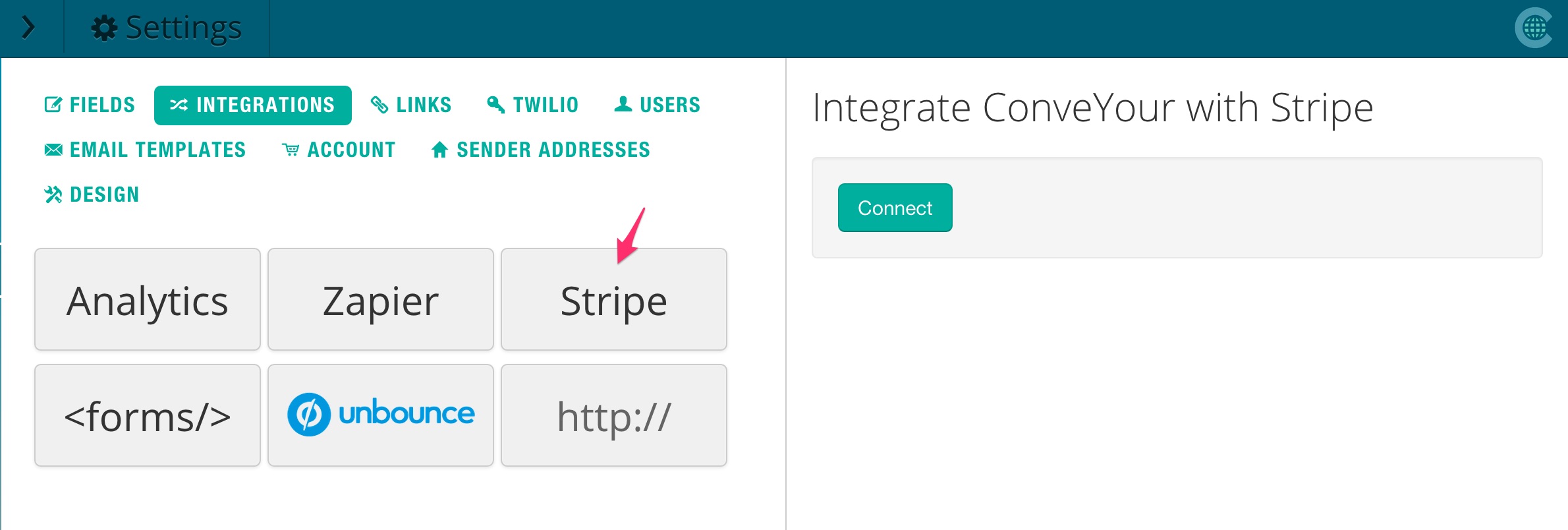 Stripe.com integration