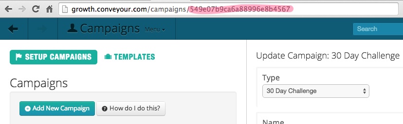 Your ConveYour campaign id